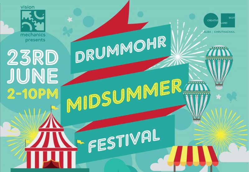 Drummohr Midsummer Festival Line up announced and Tickets on sale